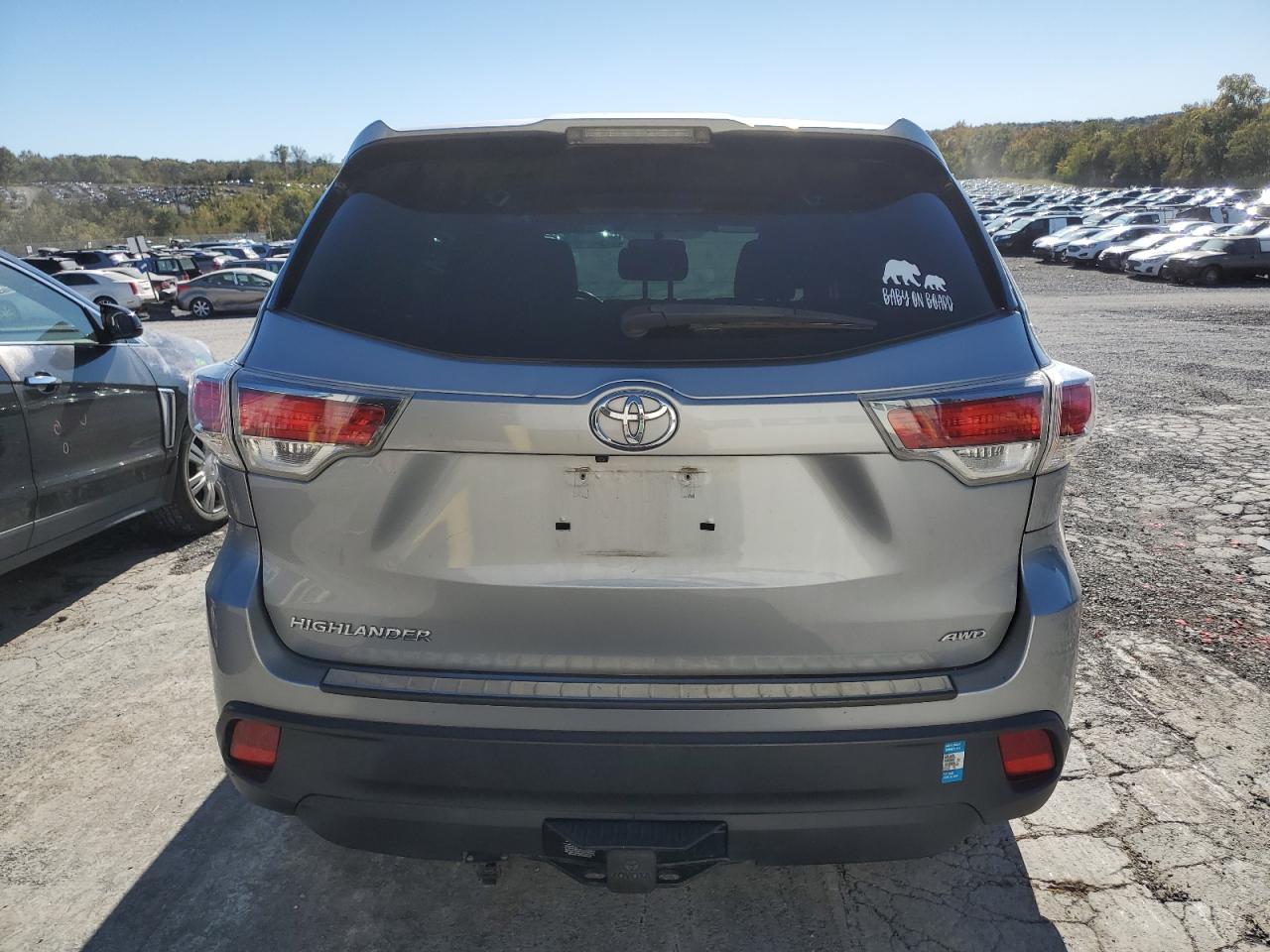 2016 Toyota Highlander Le VIN: 5TDBKRFH9GS272431 Lot: 86767375