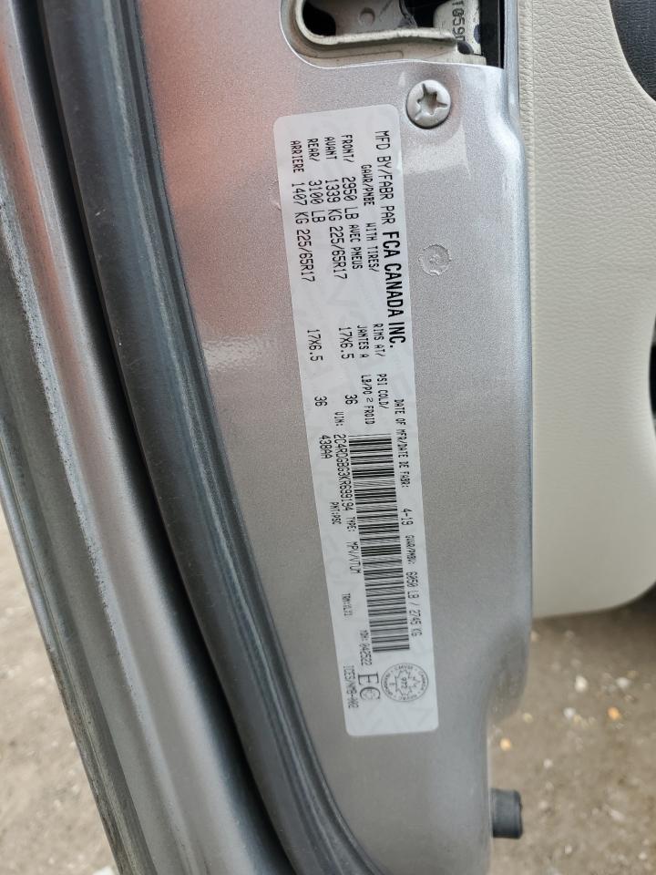 2019 Dodge Grand Caravan Se VIN: 2C4RDGBG3KR699194 Lot: 83807105