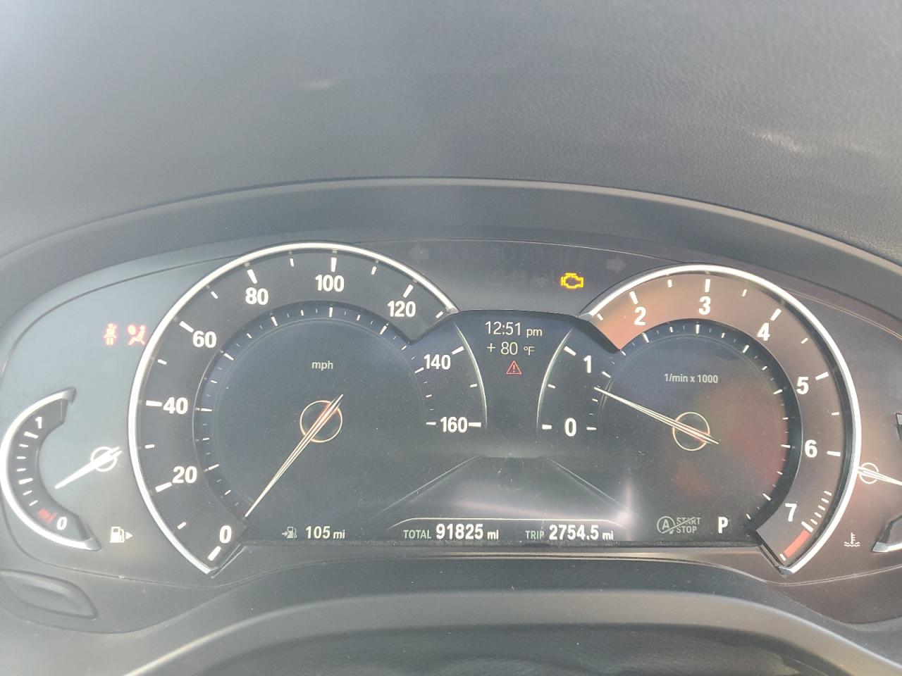 2019 BMW X3 Sdrive30I VIN: 5UXTR7C56KLF27367 Lot: 85329295