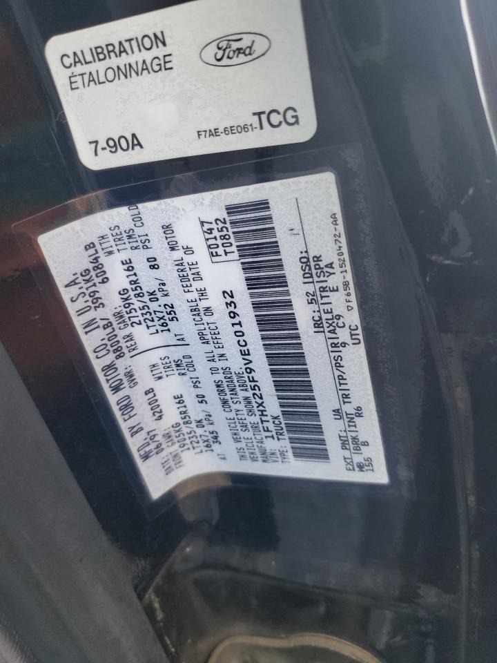 1997 Ford F250 VIN: 1FTHX25F9VEC01932 Lot: 84965495