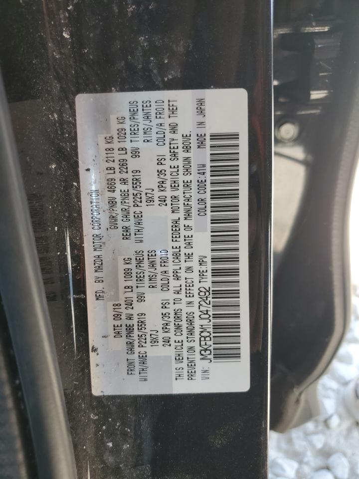 2018 Mazda Cx-5 Touring VIN: JM3KFBCM1J0472492 Lot: 87385345