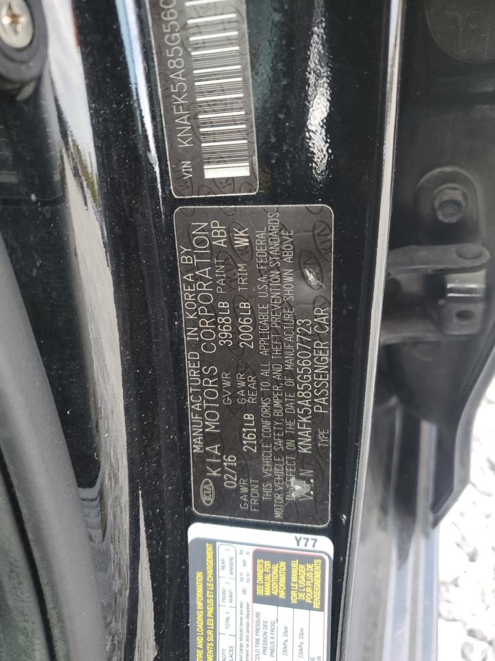 2016 Kia Forte Lx VIN: KNAFK5A85G5607723 Lot: 85868935