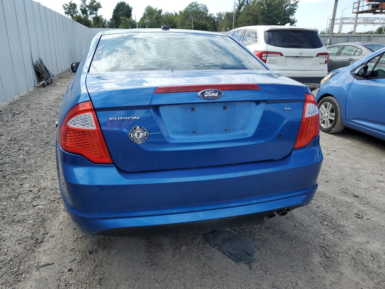 2012 Ford Fusion Se VIN: 3FAHP0HA5CR176452 Lot: 82346905