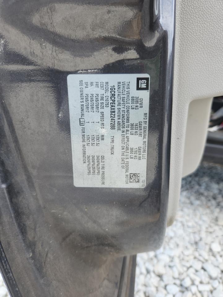 2011 Chevrolet Silverado C1500 VIN: 1GCRCPEAXBZ247288 Lot: 84819285