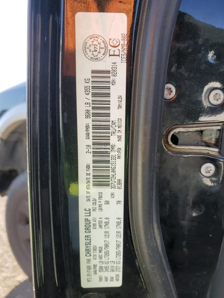 2010 Dodge Ram 2500 VIN: 3D7UT2HL0AG151331 Lot: 81140735