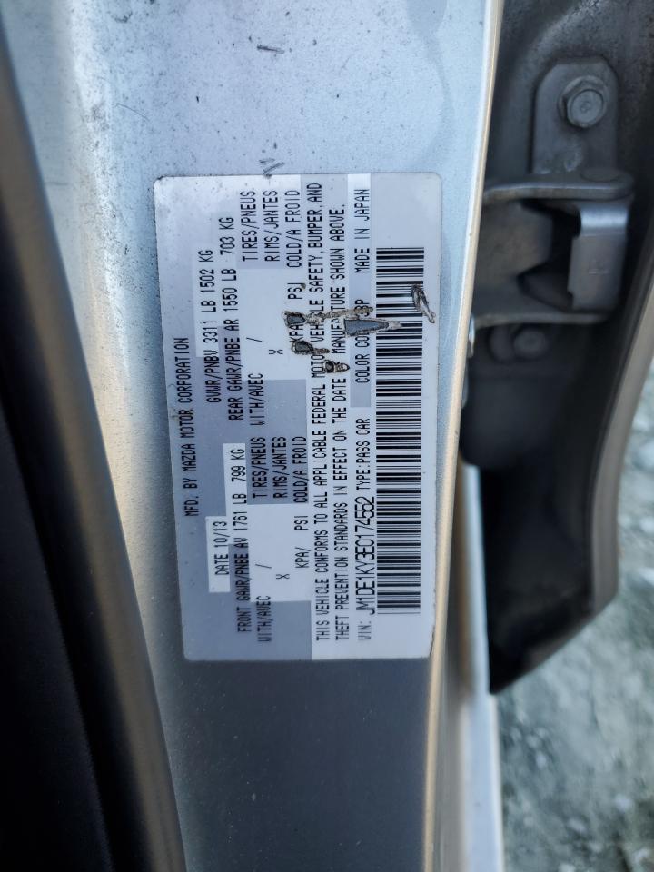 2014 Mazda Mazda2 Sport VIN: JM1DE1KY3E0174552 Lot: 86465665