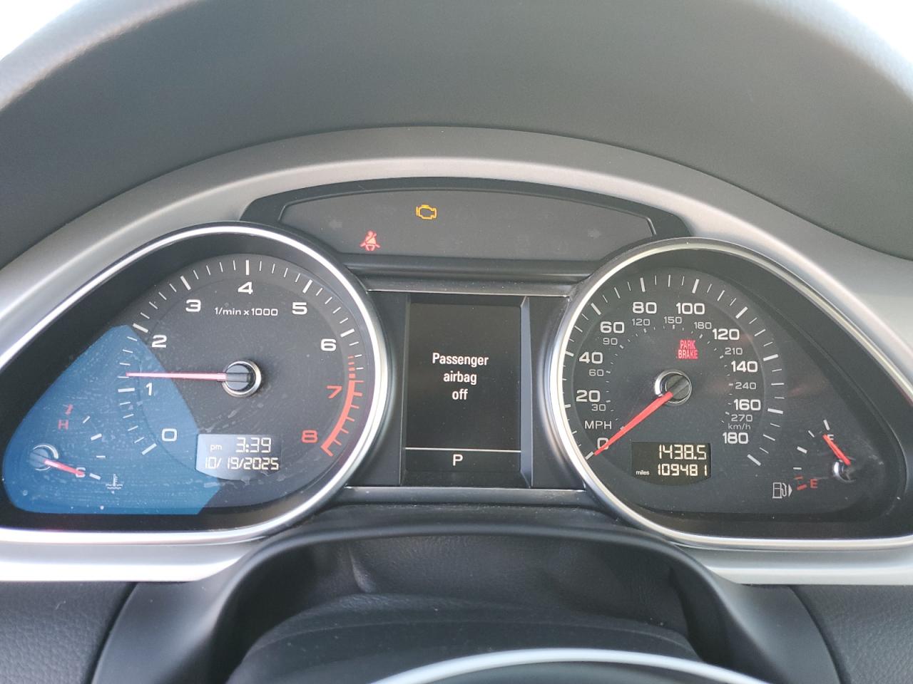 2014 Audi Q7 Premium Plus VIN: WA1LGAFE2ED007656 Lot: 89501015