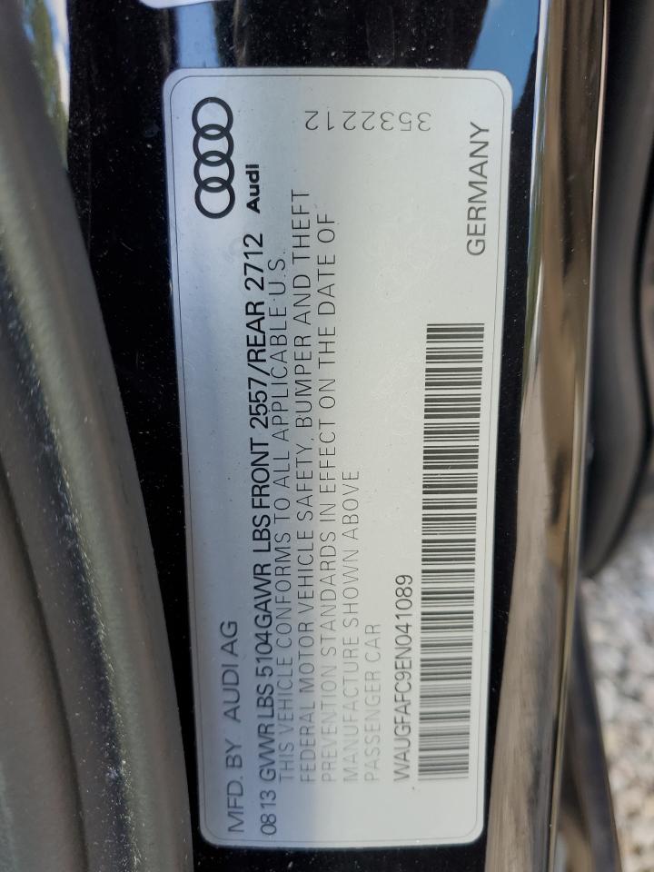 2014 Audi A6 Premium Plus VIN: WAUGFAFC9EN041089 Lot: 84734745