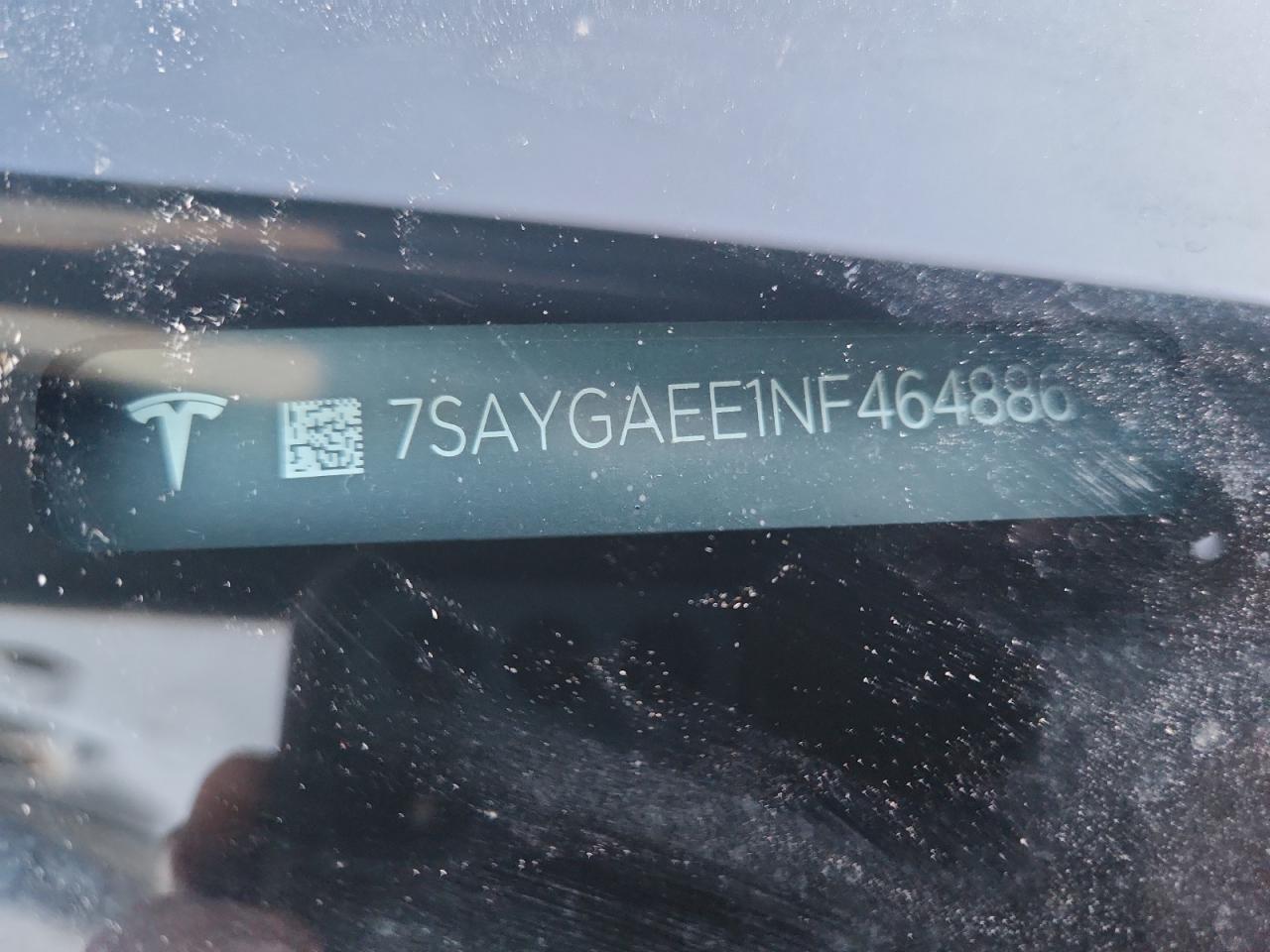 2022 Tesla Model Y VIN: 7SAYGAEE1NF464886 Lot: 89711435
