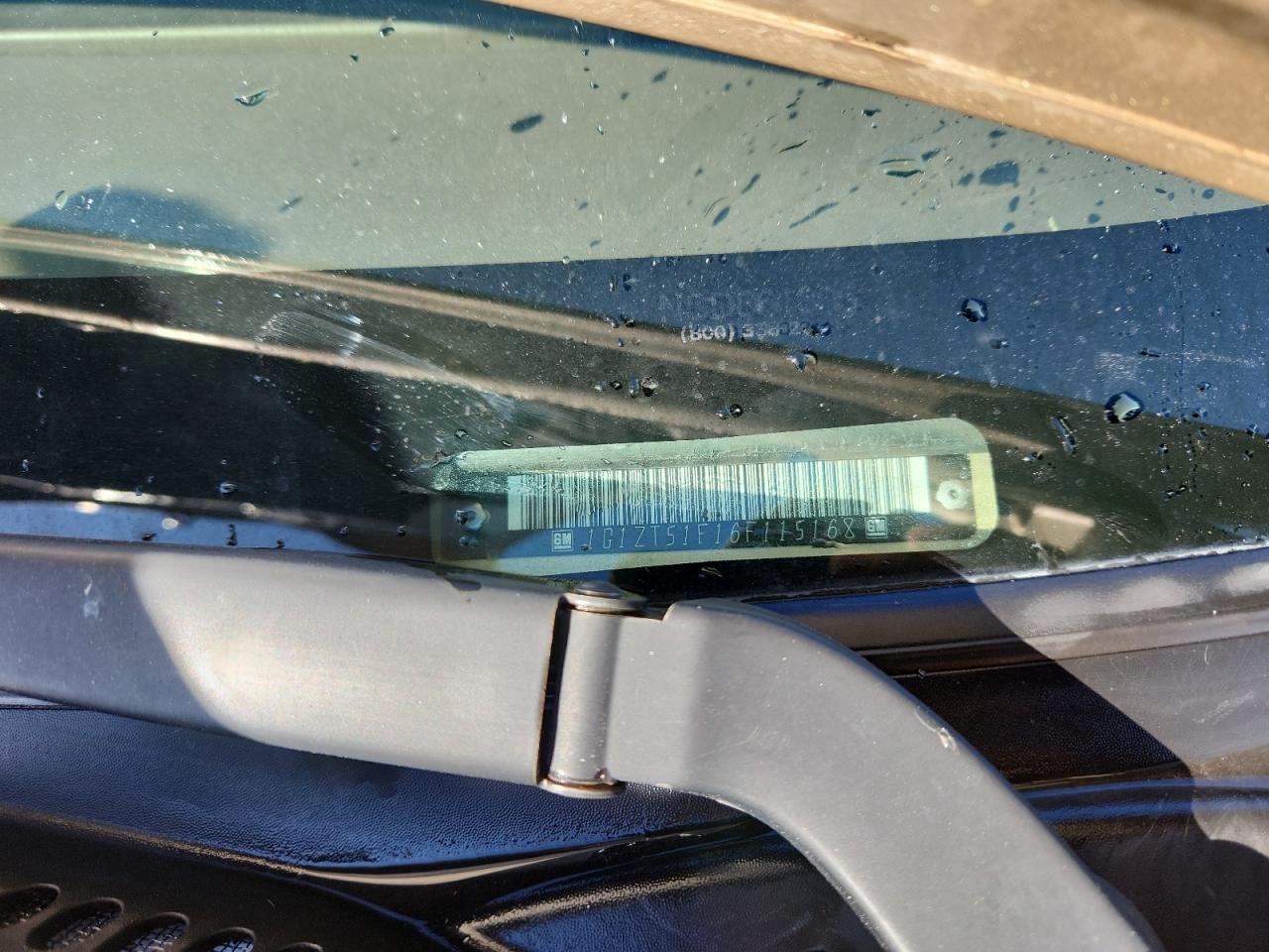 2006 Chevrolet Malibu Lt VIN: 1G1ZT51F16F115168 Lot: 90009115