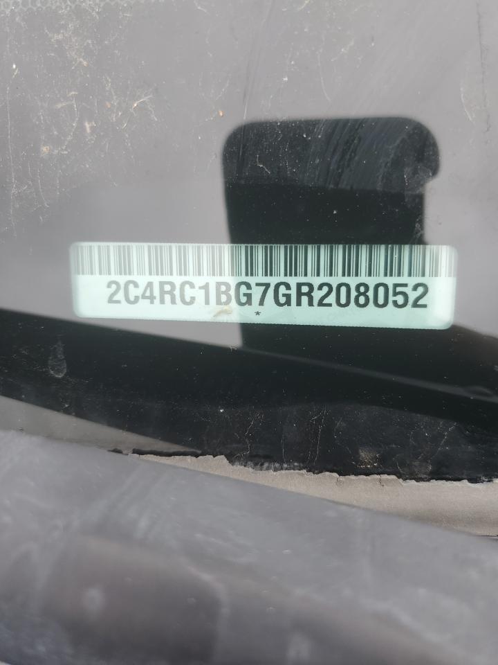 2016 Chrysler Town & Country Touring VIN: 2C4RC1BG7GR208052 Lot: 86318175