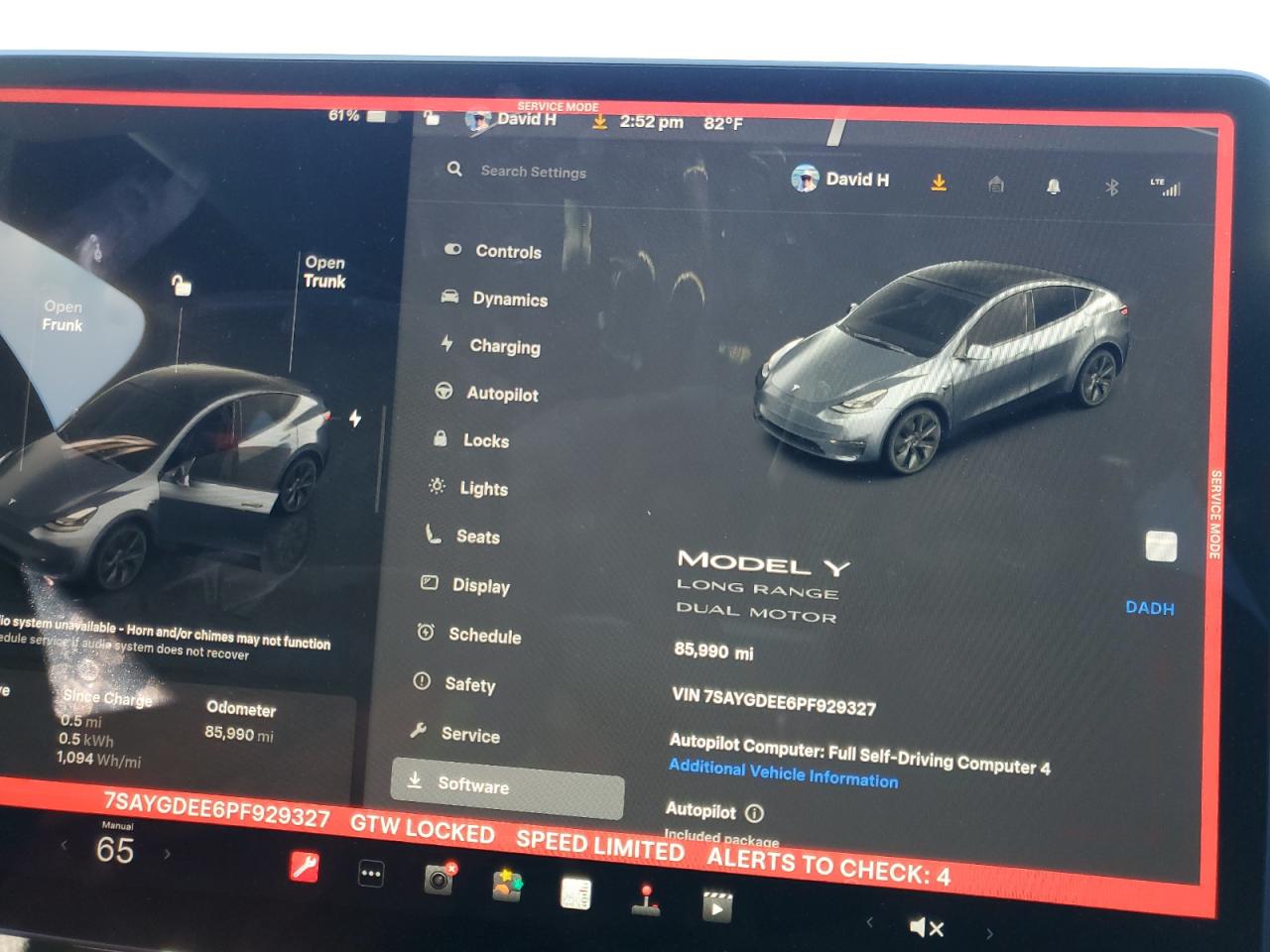 2023 Tesla Model Y VIN: 7SAYGDEE6PF929327 Lot: 90849255