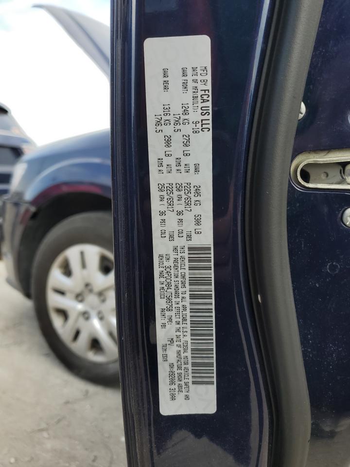 2018 Dodge Journey Se VIN: 3C4PDCAB4JT509758 Lot: 86677195