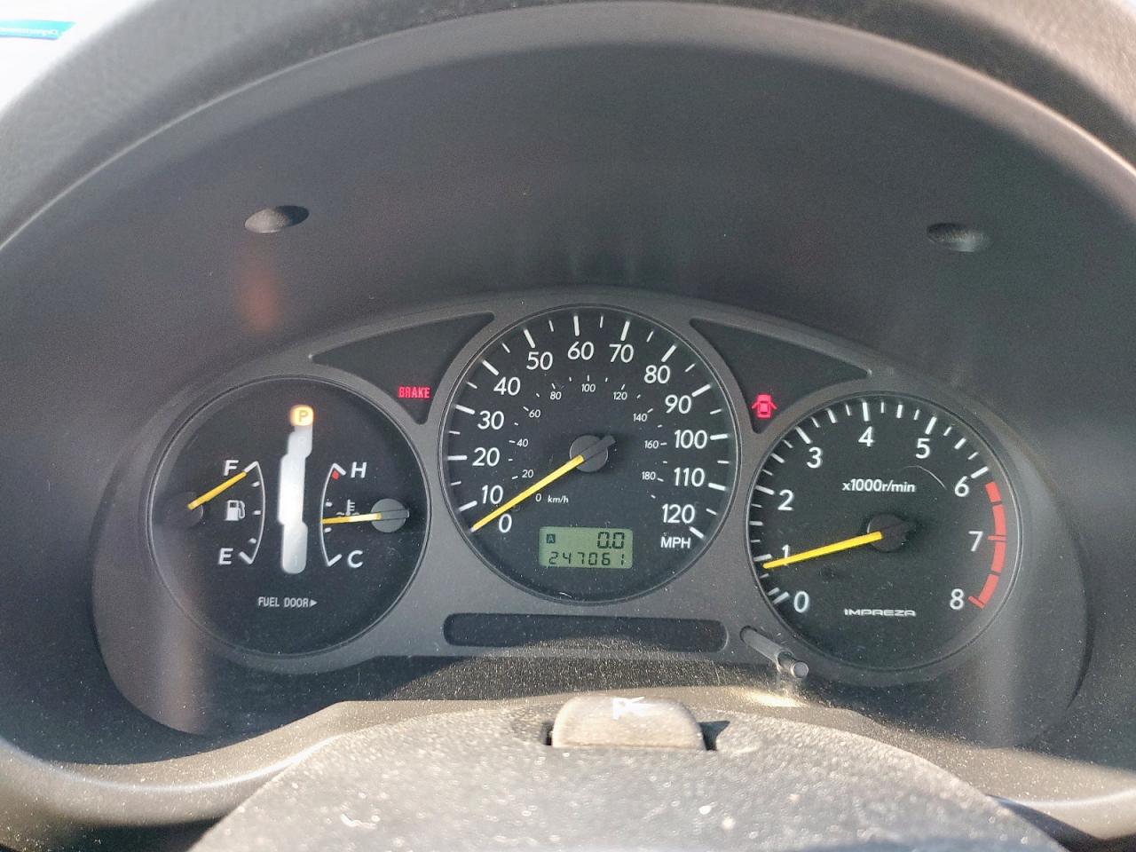 2002 Subaru Impreza Ts VIN: JF1GG65502H834636 Lot: 82392005