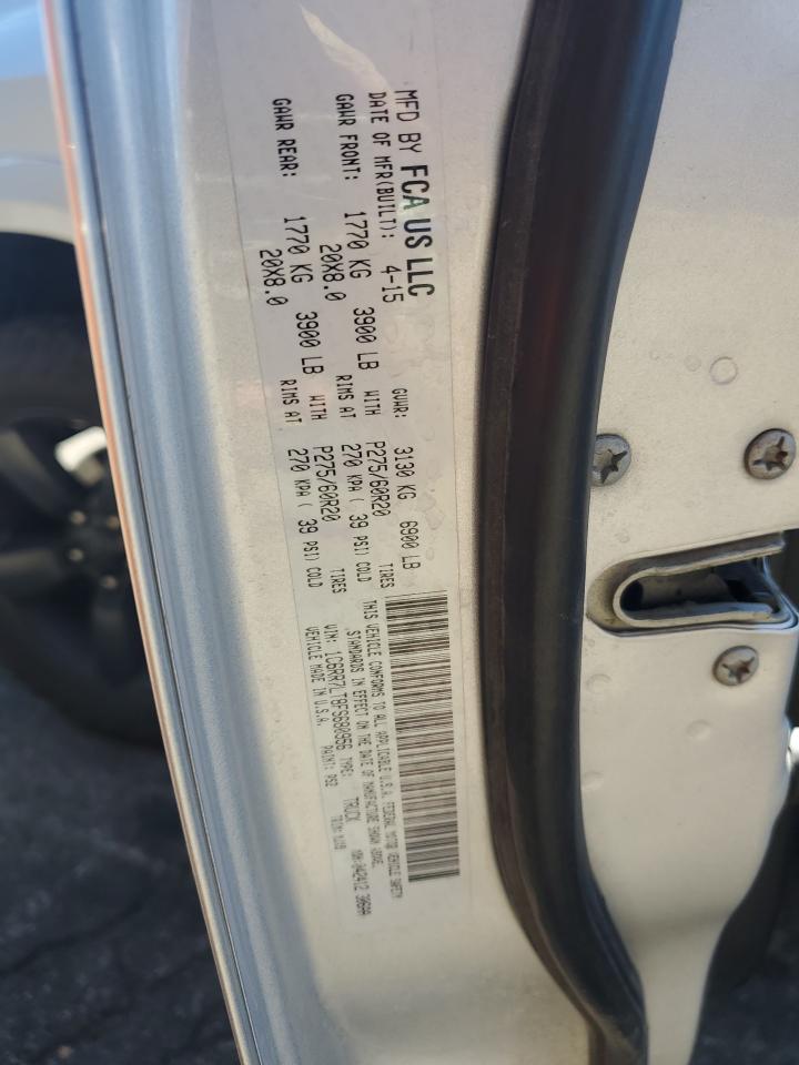 2015 Ram 1500 Slt VIN: 1C6RR7LT8FS680956 Lot: 81241265