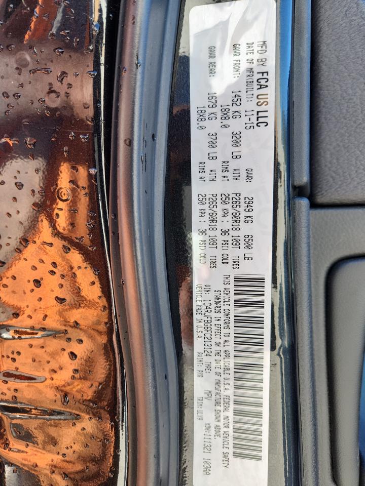 2015 Jeep Grand Cherokee Limited VIN: 1C4RJFBG6FC213124 Lot: 85085525