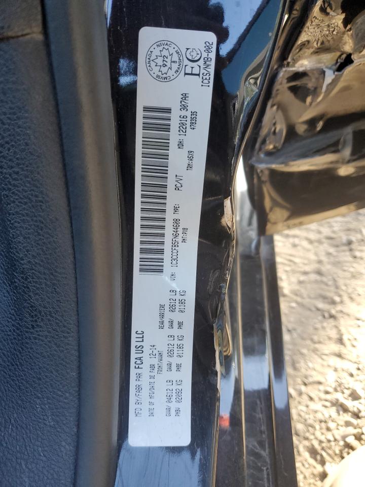 2015 Chrysler 200 Lx VIN: 1C3CCCFB5FN644608 Lot: 84655835