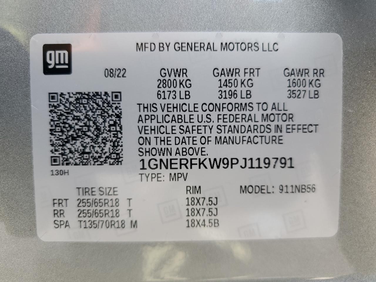 2023 Chevrolet Traverse Ls VIN: 1GNERFKW9PJ119791 Lot: 86312355