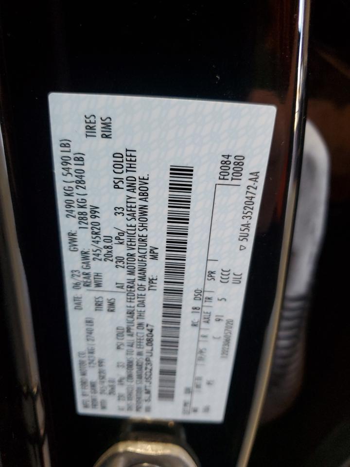 2023 Lincoln Corsair Grand Touring VIN: 5LMTJ5DZ3PUL08047 Lot: 85081445