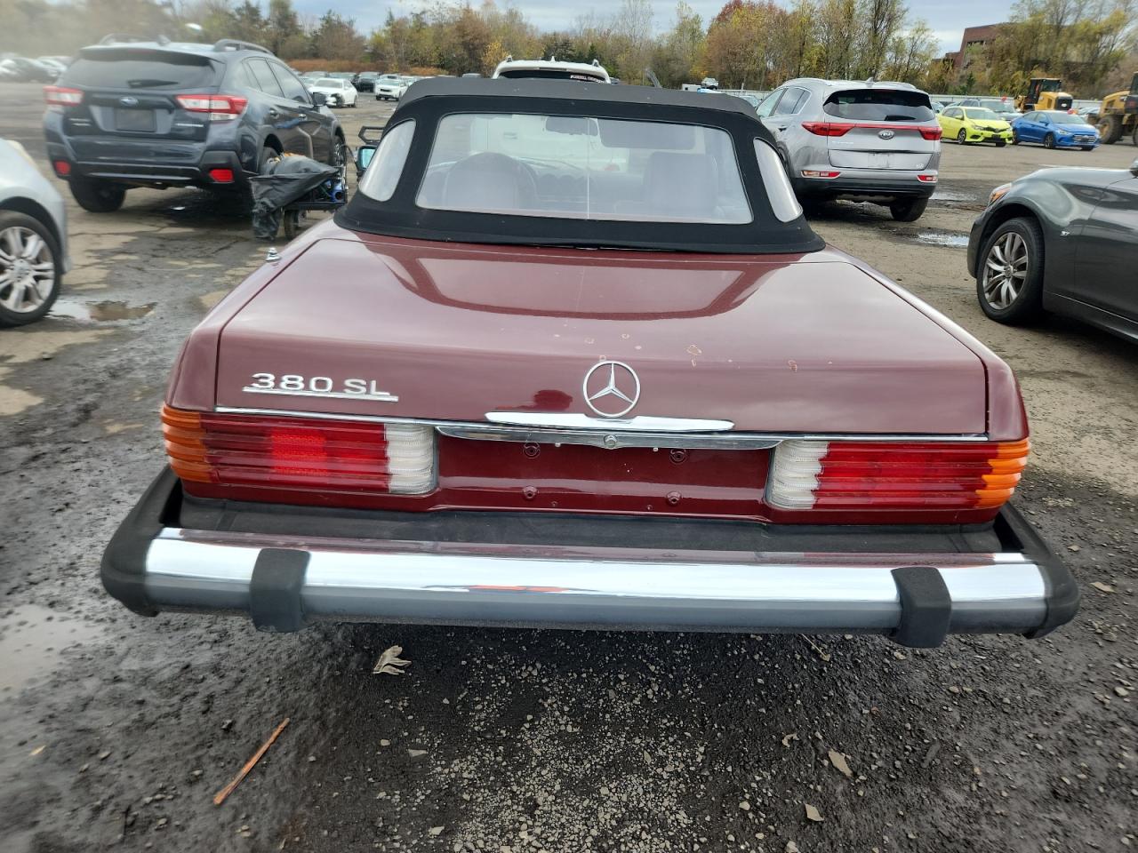 1982 Mercedes-Benz 380 Sl VIN: WDBBA45A6CB012370 Lot: 91130845