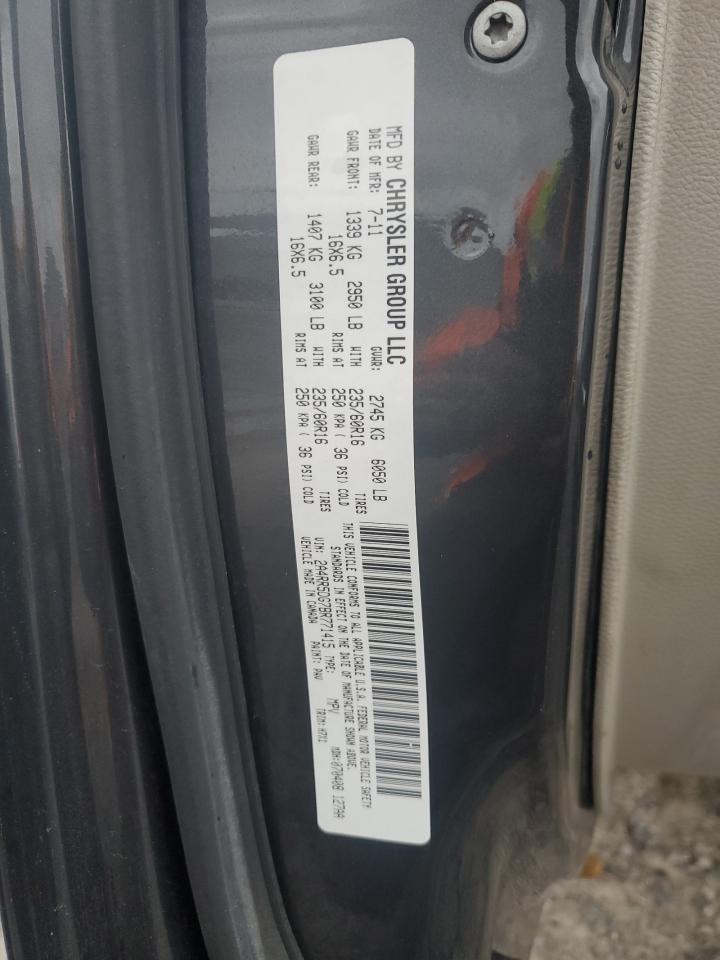 2011 Chrysler Town & Country Touring VIN: 2A4RR5DG7BR771415 Lot: 90648355