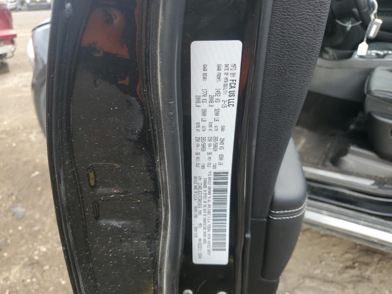 2015 Dodge Durango Citadel VIN: 1C4RDJEG1FC801616 Lot: 85371705