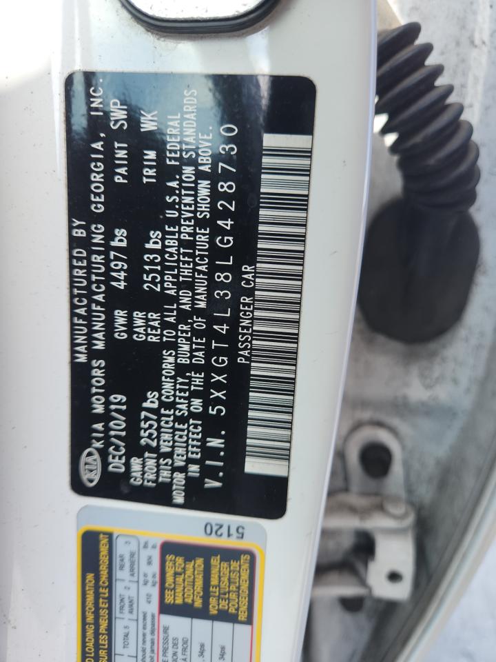 2020 Kia Optima Lx VIN: 5XXGT4L38LG428730 Lot: 85125135