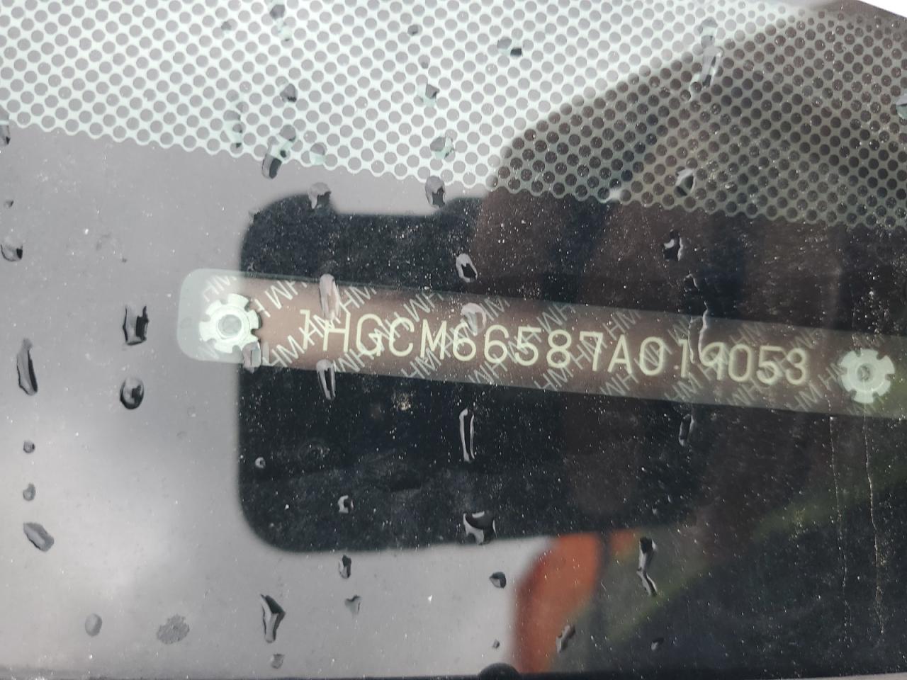 2007 Honda Accord Ex VIN: 1HGCM66587A019053 Lot: 82272595