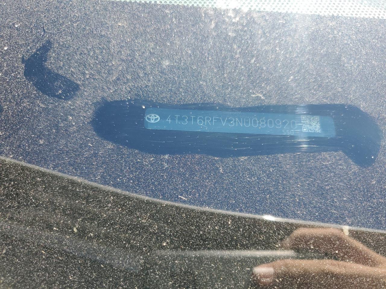 2022 Toyota Rav4 Se VIN: 4T3T6RFV3NU080920 Lot: 86218665