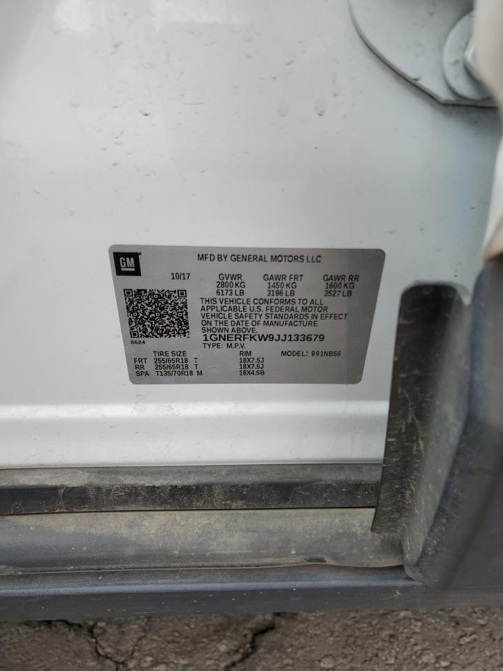 2018 Chevrolet Traverse Ls VIN: 1GNERFKW9JJ133679 Lot: 86501795