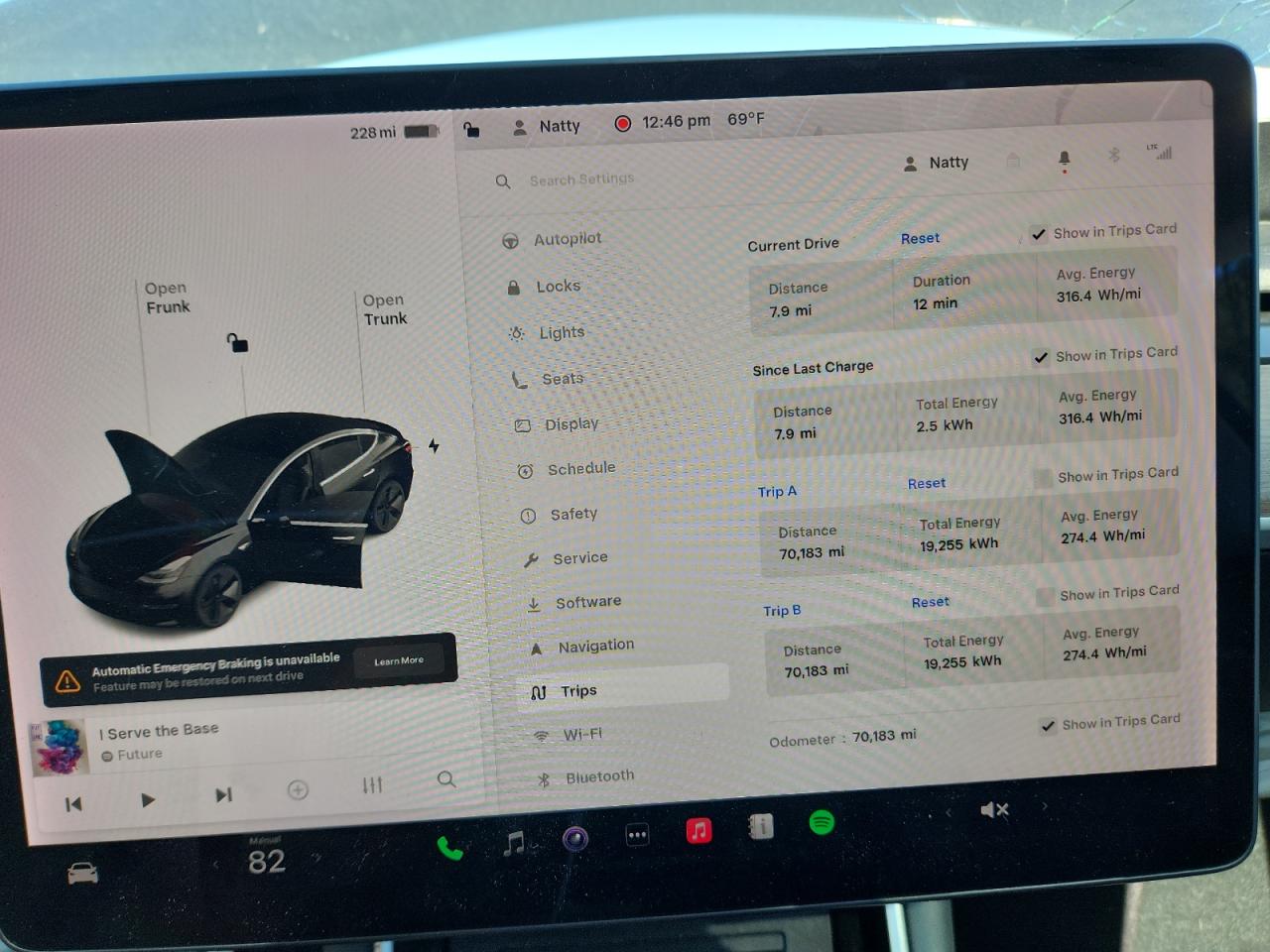 2019 Tesla Model 3 VIN: 5YJ3E1EB7KF197039 Lot: 87233865