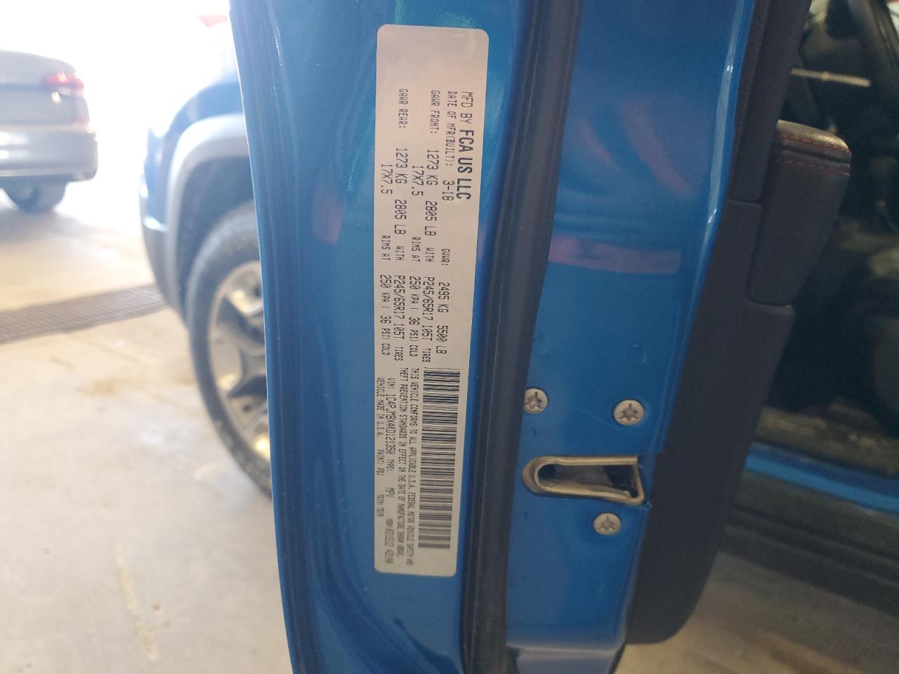 2019 Jeep Cherokee Trailhawk VIN: 1C4PJMBX4KD121350 Lot: 85530505