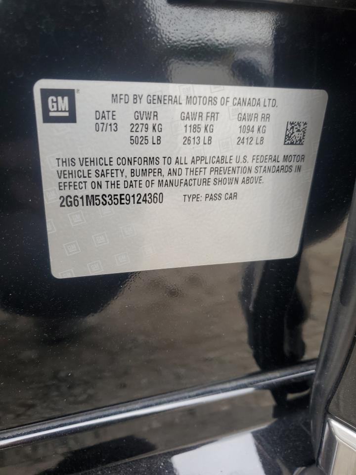 2014 Cadillac Xts Luxury Collection VIN: 2G61M5S35E9124360 Lot: 82227175