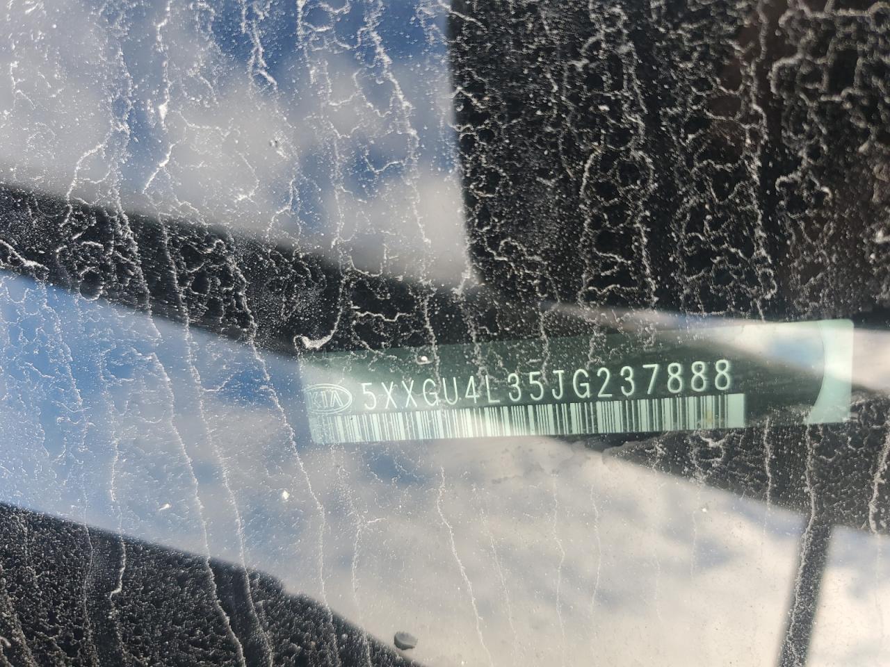 2018 Kia Optima Ex VIN: 5XXGU4L35JG237888 Lot: 81915205