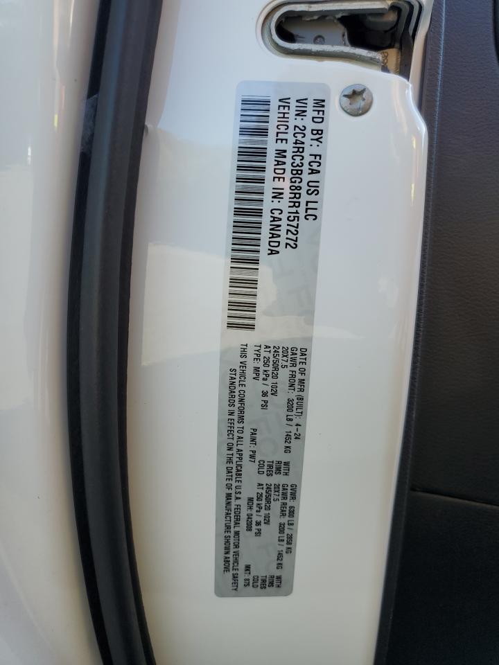 2024 Chrysler Pacifica Touring L VIN: 2C4RC3BG8RR157272 Lot: 82273815