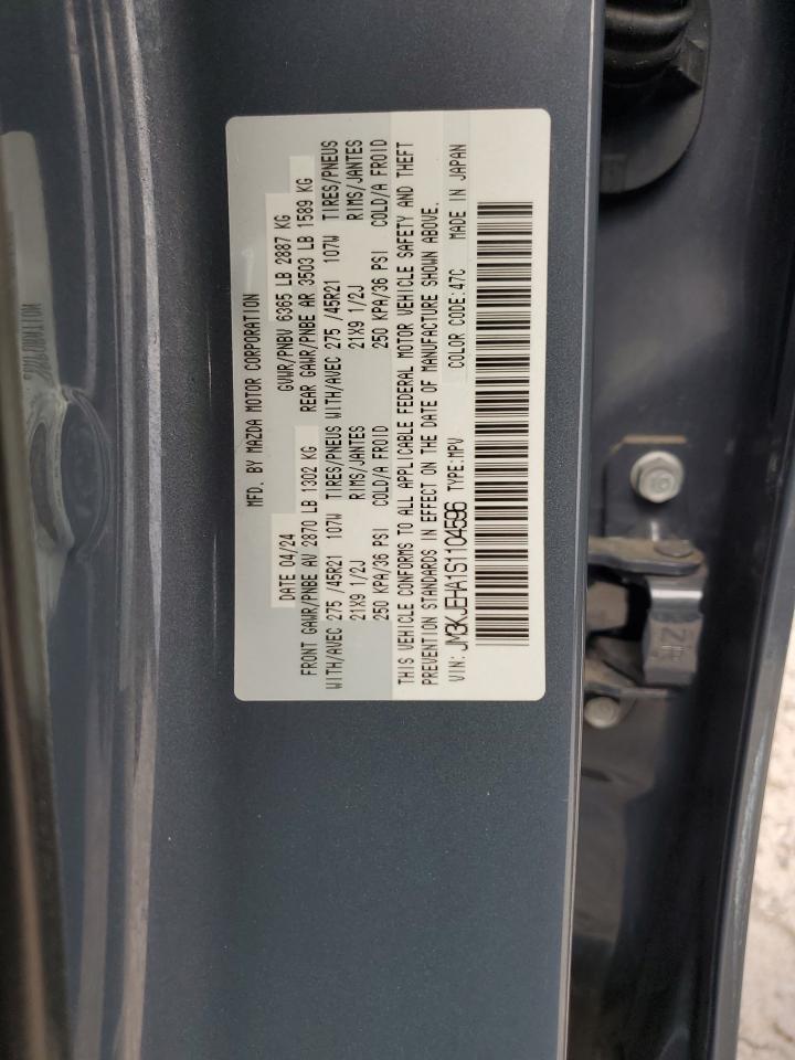 2025 Mazda Cx-70 Premium Plus VIN: JM3KJEHA1S1104596 Lot: 85847455