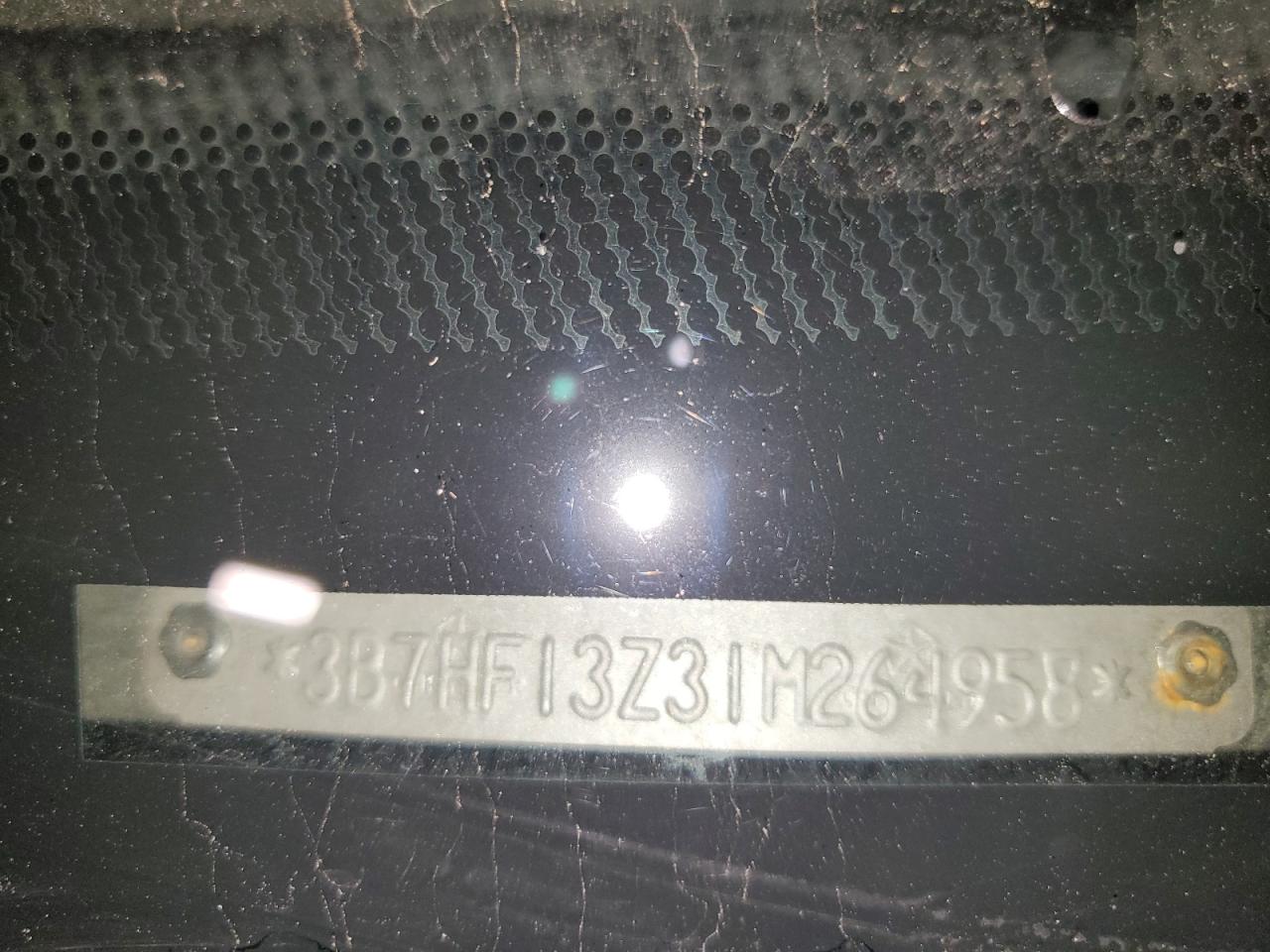 2001 Dodge Ram 1500 VIN: 3B7HF13Z31M264958 Lot: 90492485