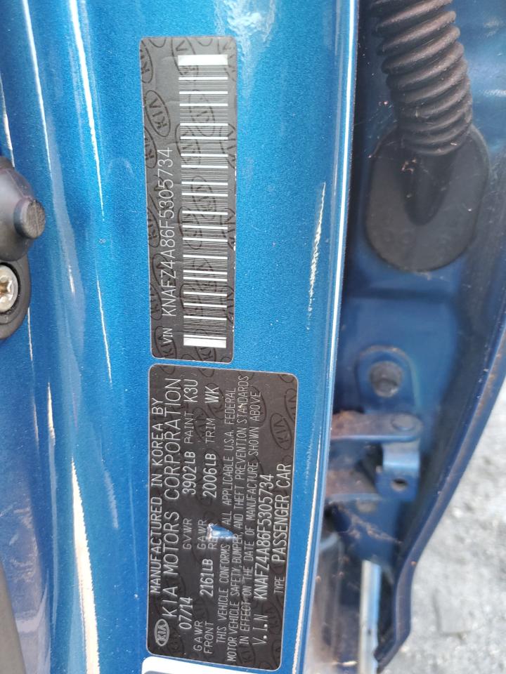 2015 Kia Forte Ex VIN: KNAFZ4A86F5305734 Lot: 82323275