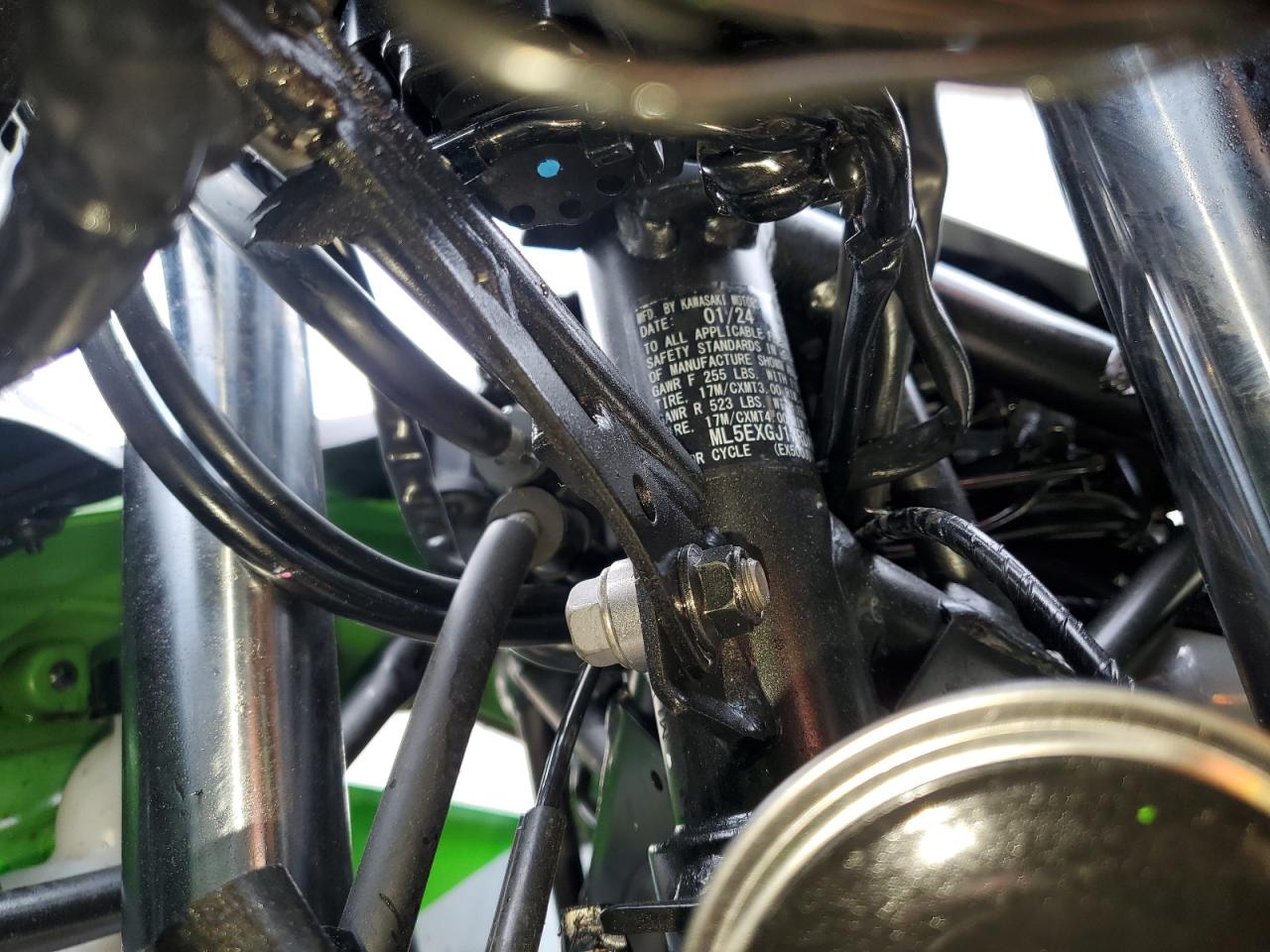 2024 Kawasaki Ex500 A VIN: ML5EXGJ1XRDA08806 Lot: 86301385