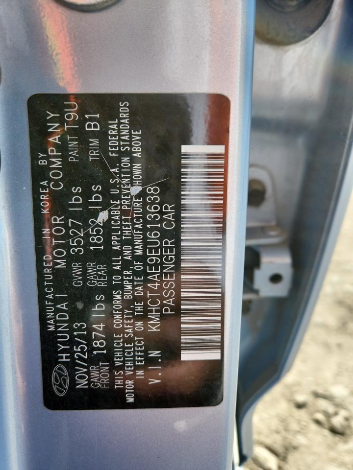 2014 Hyundai Accent Gls VIN: KMHCT4AE9EU613638 Lot: 87293235