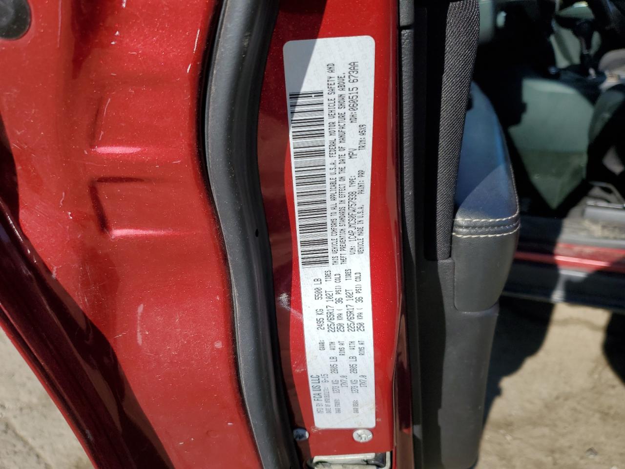 2015 Jeep Cherokee Latitude VIN: 1C4PJMCS0FW757938 Lot: 90549035