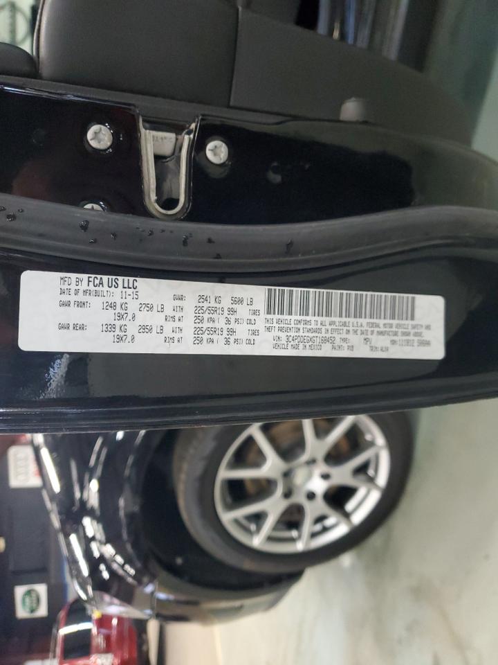 2016 Dodge Journey R/T VIN: 3C4PDDEGXGT168452 Lot: 86662755