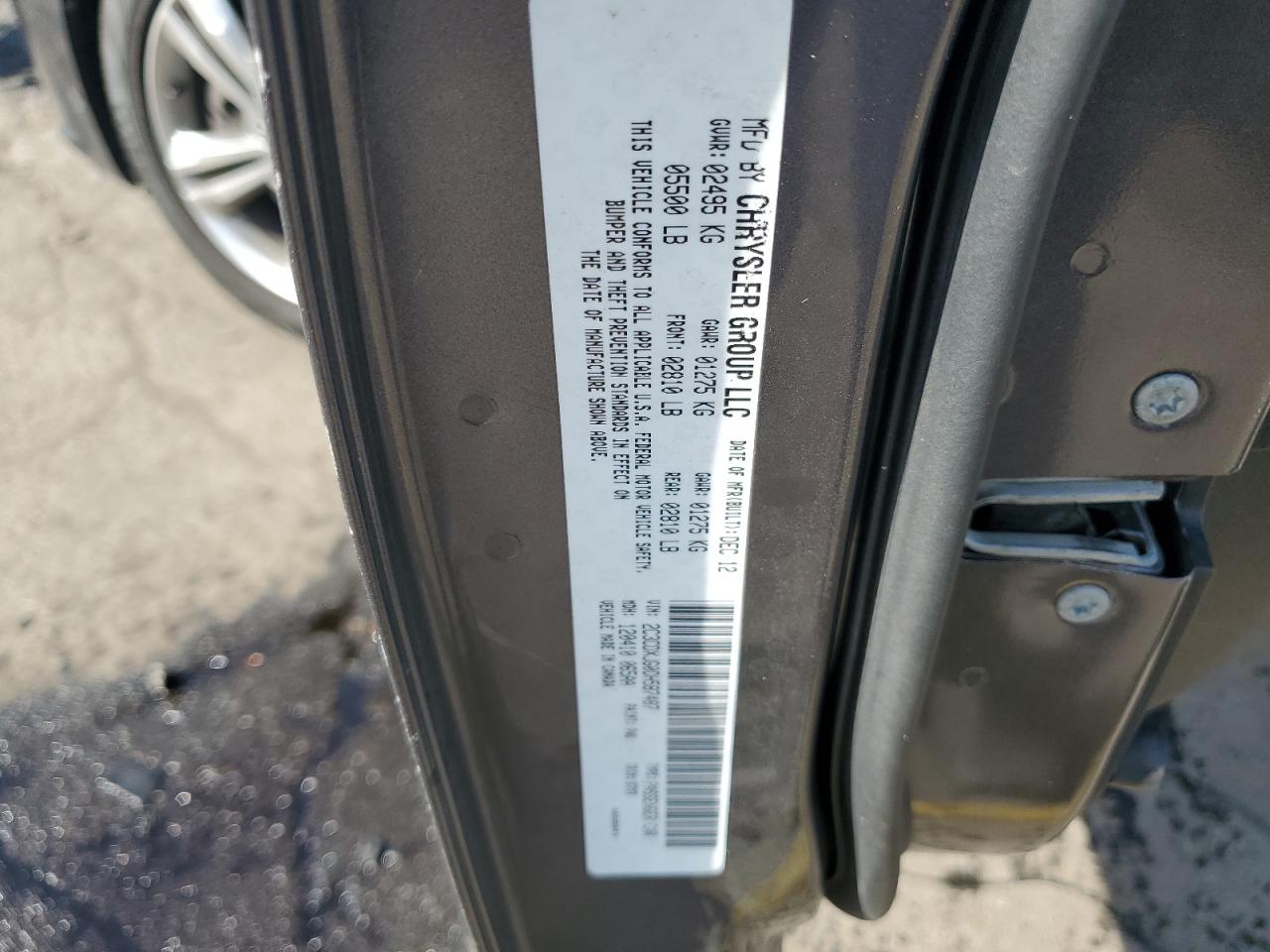 2013 Dodge Charger Sxt VIN: 2C3CDXJG0DH587487 Lot: 82393965