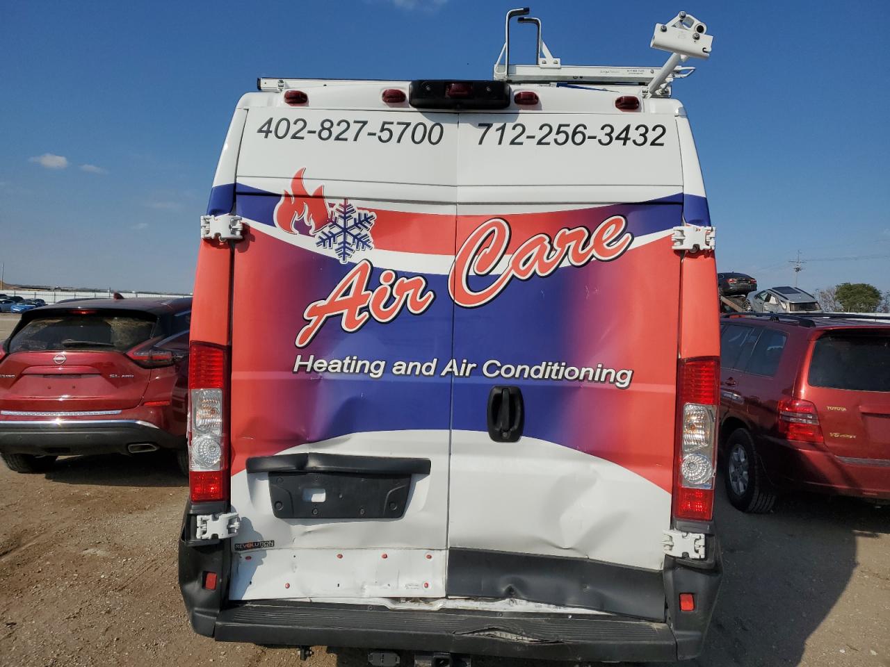 2023 Ram Promaster 2500 2500 High VIN: 3C6LRVDG3PE504784 Lot: 85911395