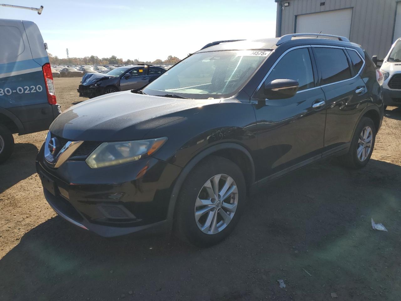 2014 NISSAN ROGUE BLACK VIN: 5N1AT2MV9EC859697