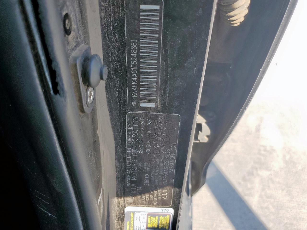 2014 Kia Forte Lx VIN: KNAFK4A61E5248361 Lot: 84631745