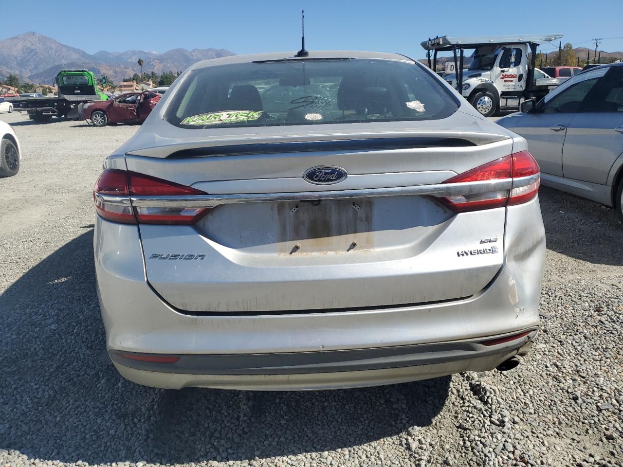 2017 Ford Fusion Se Hybrid VIN: 3FA6P0LU9HR181296 Lot: 86843055