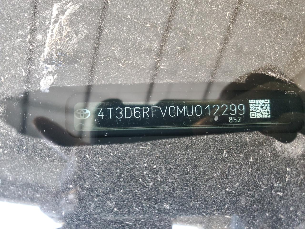 2021 Toyota Rav4 Limited VIN: 4T3D6RFV0MU012299 Lot: 82238495