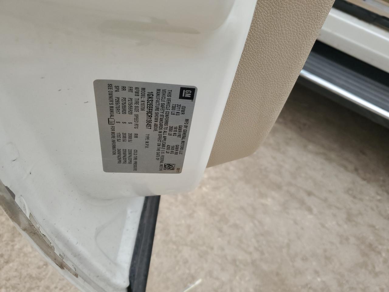 2012 GMC Yukon Denali VIN: 1GKS2EEF8CR136457 Lot: 81586205