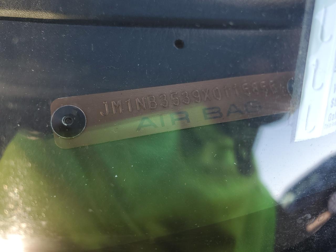 1999 Mazda Mx-5 Miata VIN: JM1NB3539X0115856 Lot: 86453995